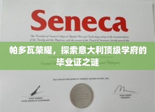 帕多瓦荣耀，揭秘意大利顶级学府的毕业证书奥秘