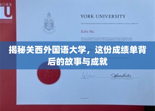 关西外国语大学，探寻辉煌成绩背后的传奇与荣耀