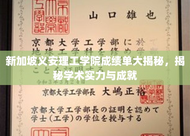 新加坡义安理工学院成绩单大揭秘，揭秘学术实力与成就
