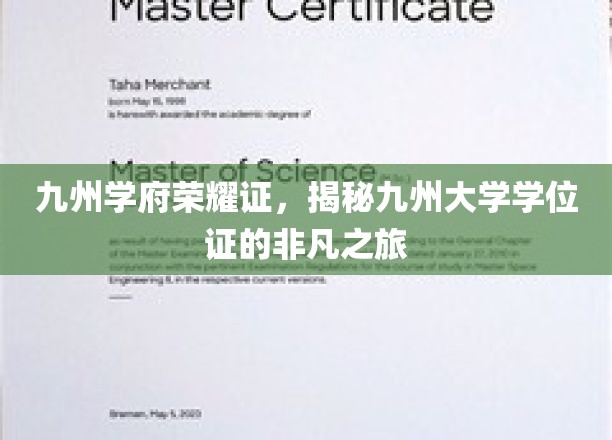 九州学府荣耀证，揭秘九州大学学位证的非凡之旅