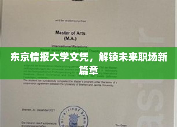 东京情报学府通行证，开启职场新纪元