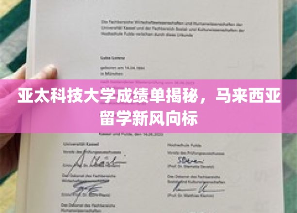 亚太科技大学成绩单揭秘，马来西亚留学新风向标