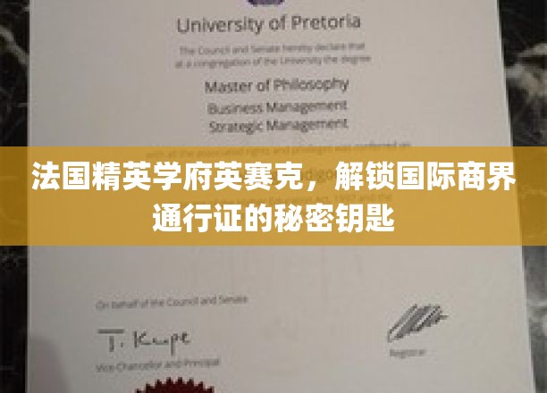 法国英赛克，揭开商界精英的全球通行证之谜