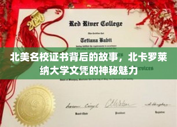 北美名校证书背后的故事，北卡罗莱纳大学文凭的神秘魅力