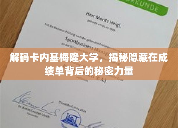 探秘卡内基梅隆大学，成绩单背后的非凡力量揭秘