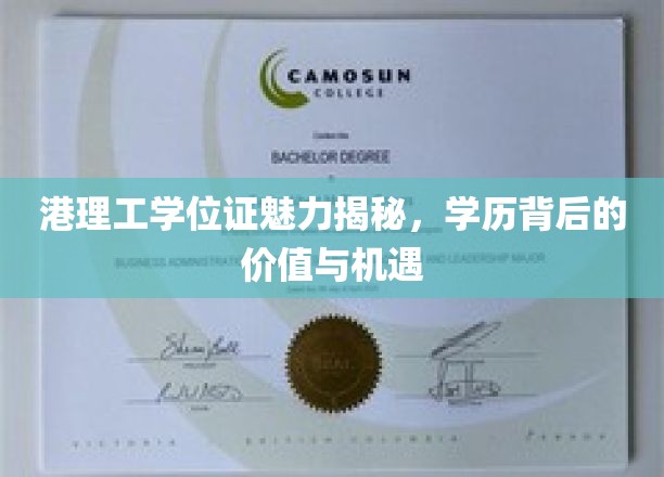 港理工学位证，解锁职场黄金钥匙，揭秘学历背后的无限潜能