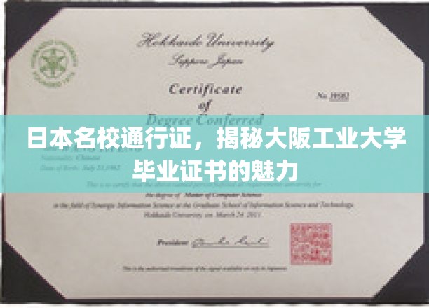 日本名校通行证，揭秘大阪工业大学毕业证书的魅力