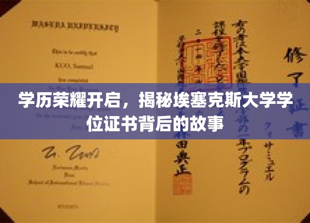 探寻埃塞克斯大学学位证书的荣耀历程，揭秘其背后的传奇故事