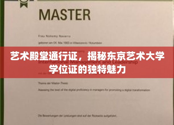东京艺术大学学位证，开启艺术殿堂的秘密钥匙