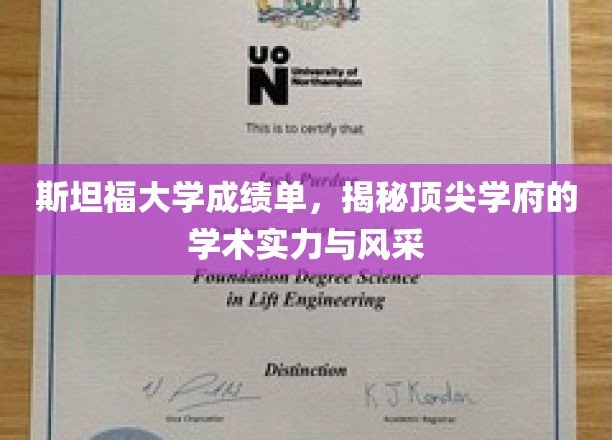 解码斯坦福，一纸成绩单背后的学术精英风貌