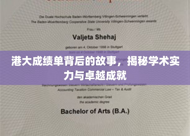 港大成绩单背后的故事，揭秘学术实力与卓越成就