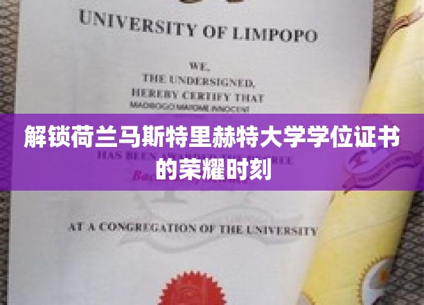 跨越学术巅峰，荷兰马斯特里赫特大学学位证书的闪耀时刻