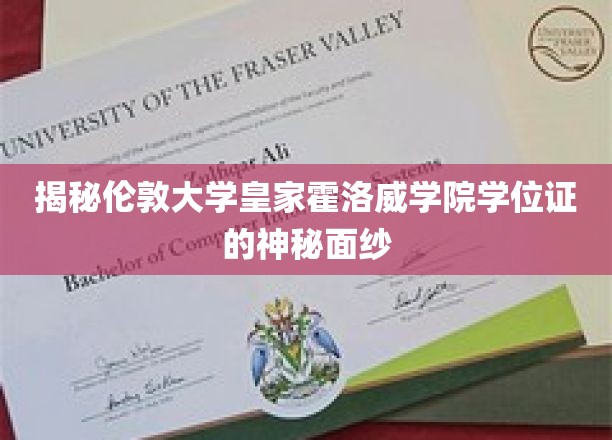 揭开伦敦大学皇家霍洛威学院学位证的神秘面纱