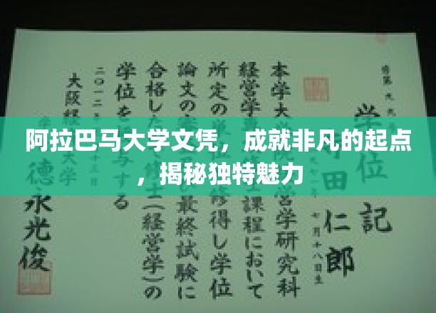阿拉巴马大学文凭，成就非凡的起点，揭秘独特魅力
