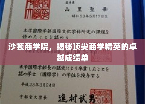 沙顿商学院，揭秘顶尖商学精英的卓越成绩单