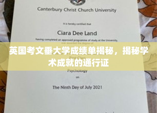 揭秘英国考文垂大学成绩单，学术成就的敲门砖