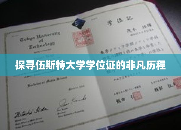解锁伍斯特大学学位证的传奇之旅