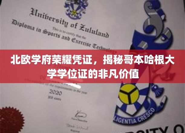 哥本哈根大学学位证，北欧教育瑰宝的荣耀象征