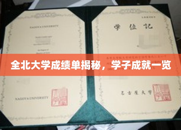 全北大学成绩单揭秘，学子成就一览