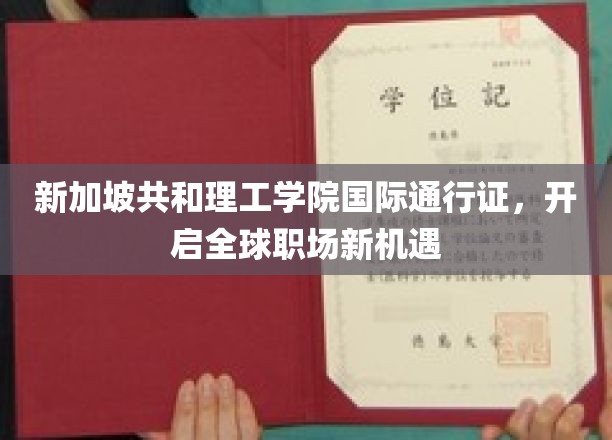 新航向，共和理工学院国际通行证，解锁全球职场无限可能