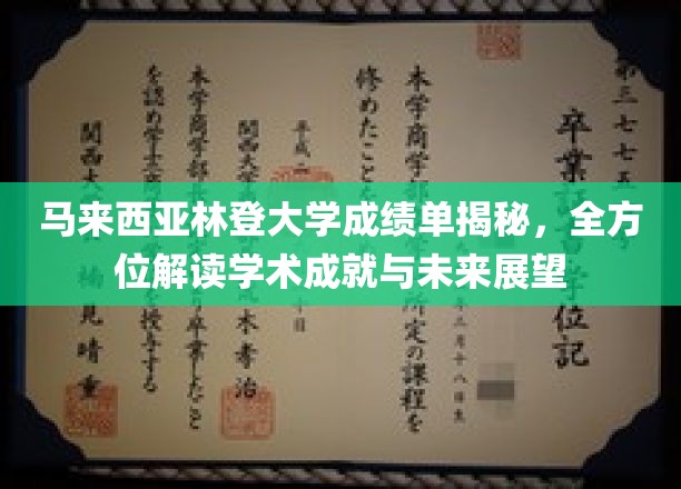 马来西亚林登大学，深度解析成绩单背后的学术实力与职业蓝图