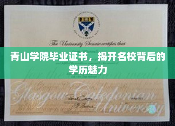 名校光环下的学历密码，青山学院毕业证书探秘