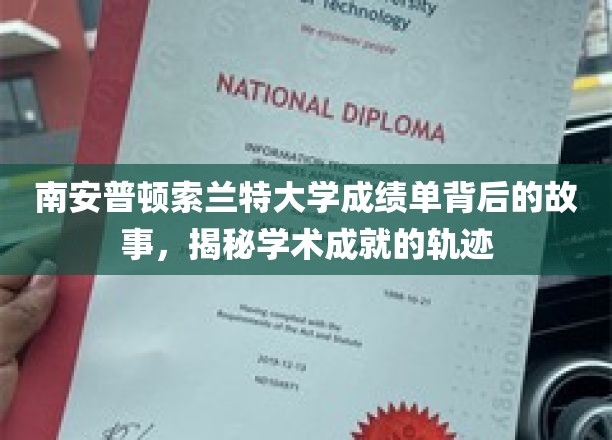探寻南安普顿索兰特大学成绩单背后的辉煌轨迹