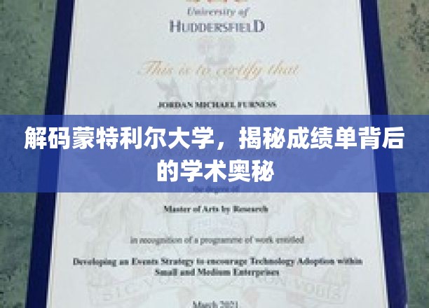 蒙特利尔大学成绩单揭秘，探秘学术成就的神秘面纱