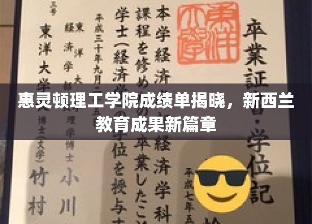 惠灵顿理工学院成绩单揭晓，新西兰教育成果新篇章