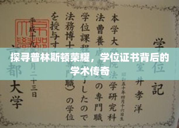 普林斯顿荣耀揭秘，学位证书背后的学术传奇之旅