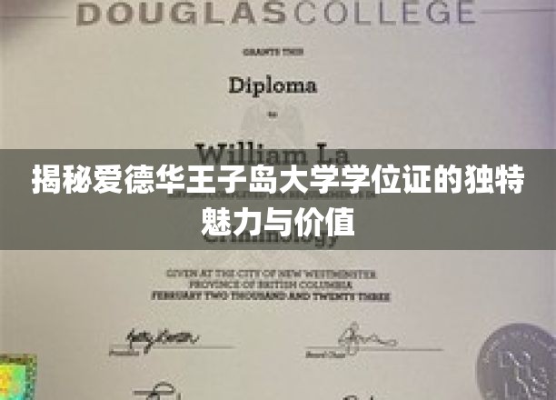 解码爱德华王子岛大学学位证的非凡光环与珍贵价值