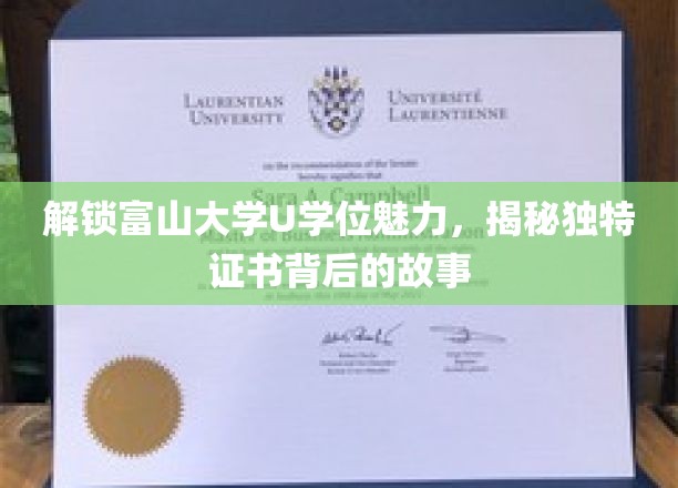 富山大学U学位揭秘，一纸证书，如何成就非凡未来？