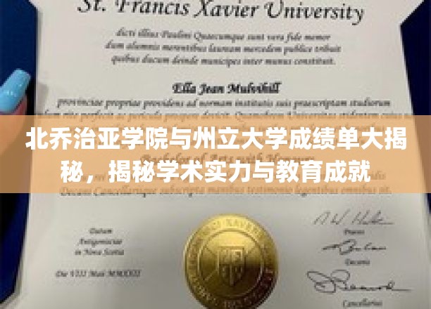 北乔治亚学院与州立大学成绩单大揭秘，揭秘学术实力与教育成就