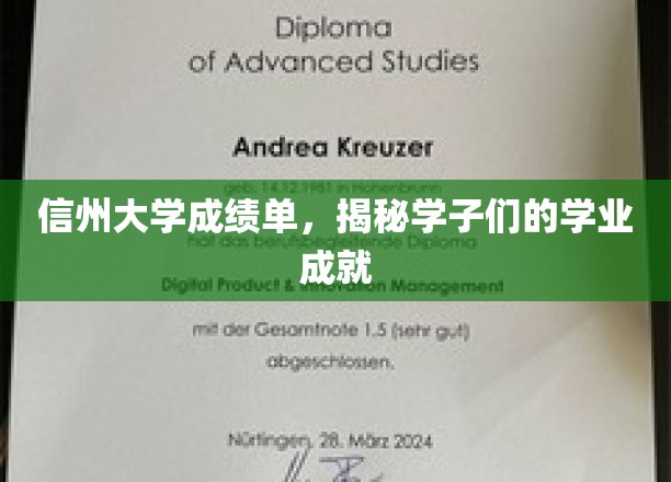 信州学子展风采，揭秘学业成就背后的秘密力量