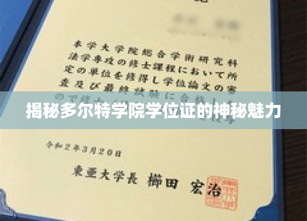 学位证背后的多尔特学院，探寻学术魅力的秘密花园