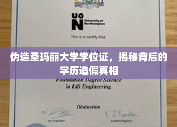伪造圣玛丽大学学位证书，揭秘背后的学历造假真相