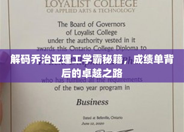 揭开名校学霸面纱，乔治亚理工顶尖学子背后的成长密码