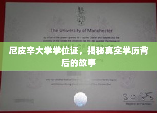 尼皮辛大学学位证，揭秘真实学历背后的故事