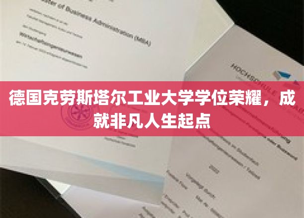 德国克劳斯塔尔工业大学，学位荣耀铸就非凡人生新篇章