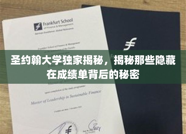 揭开圣约翰大学成绩单背后的神秘面纱