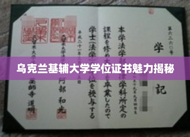 探寻乌克兰基辅大学学位证书背后的独特魅力