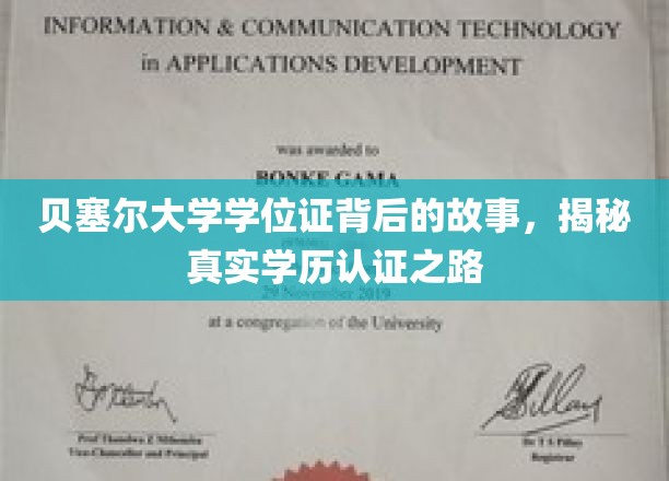 探寻贝塞尔大学学位证之谜，揭秘学历认证背后的真实历程