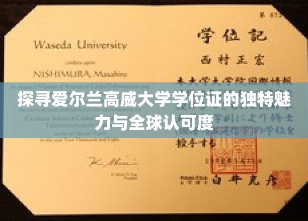 探寻爱尔兰高威大学学位证的独特魅力与全球认可度