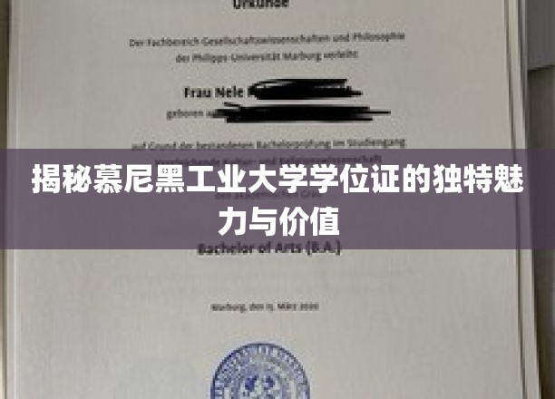 慕尼黑工业大学学位证，探寻其独到魅力和价值所在