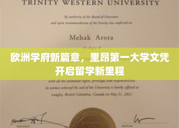 欧洲学府新篇章，里昂第一大学文凭开启留学新里程