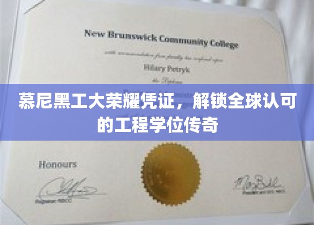 慕尼黑工大学位护照，全球通行证的工程学传奇之旅
