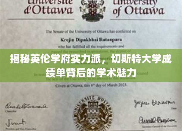 揭秘英伦学府实力派，切斯特大学成绩单背后的学术魅力