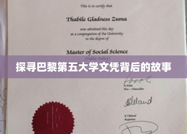 揭开巴黎第五大学文凭的神秘面纱，一段不为人知的传奇历程