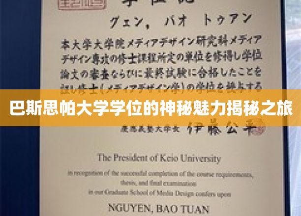 巴斯思帕大学学位的神秘魅力揭秘之旅