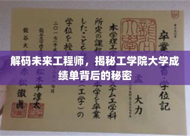 探索工学院学霸之路，揭秘成绩单背后的成长密码